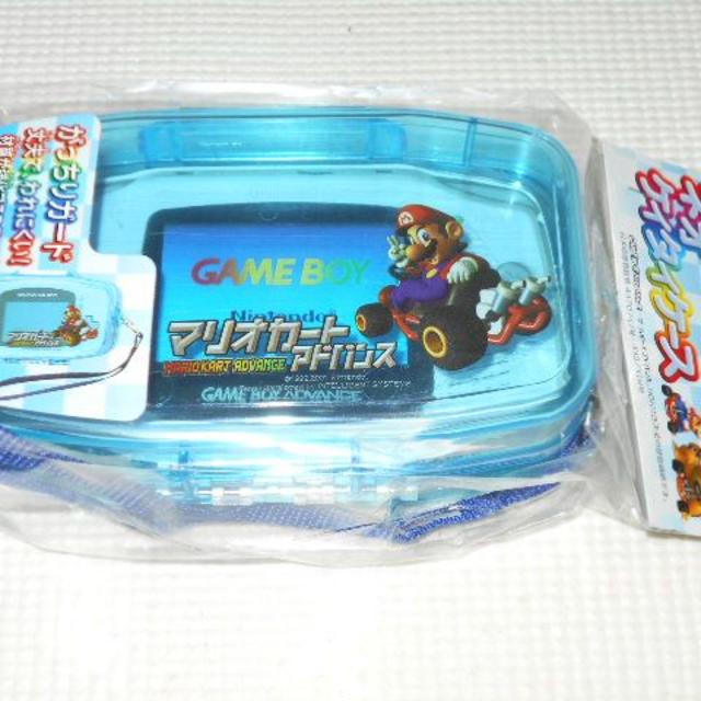 ゲームボーイアドバンス - GBA★ネオケイタイケース クリアブルー マリオカートアドバンス★新品未開封
