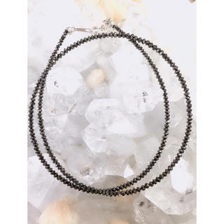 NO.982 ◆ブラックダイヤのネックレス◆  (ネックレス)