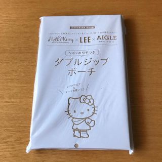 エーグル(AIGLE)のHello Kitty ×LEE×AIGLE 付録　ダブルジップアップポーチ(キャラクターグッズ)