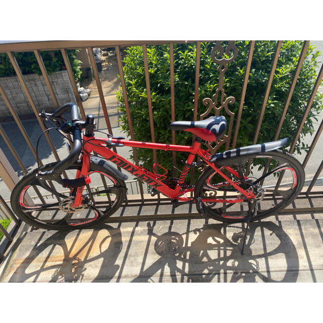 ロードバイク 自転車　赤 スポーツ/アウトドアの自転車(自転車本体)の商品写真