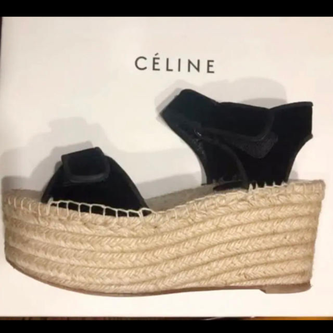 celine - CELINE【セリーヌ ウエッジサンダル】の通販 by ♡M.♡shop ...