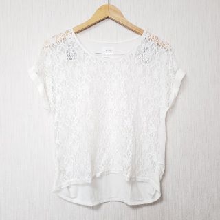 ページボーイ(PAGEBOY)のPAGEBOY 異素材 Tシャツ レース(Tシャツ(半袖/袖なし))