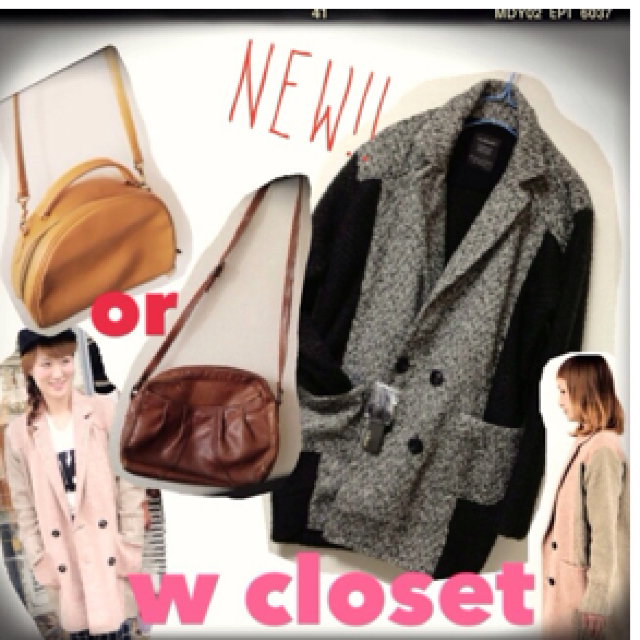 w closet(ダブルクローゼット)のくまきち様11月1日までお取り置き♡ レディースのジャケット/アウター(テーラードジャケット)の商品写真