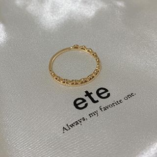 エテ(ete)の専用　エテ　ete レースモチーフリング(リング(指輪))