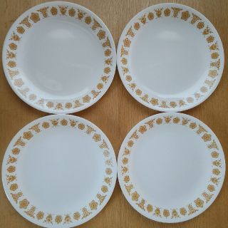 コレール(CORELLE)のオールドコレール ディナープレート バタフライゴールド ４枚組(食器)