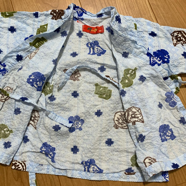 90サイズ♦甚平♦竹とんぼ キッズ/ベビー/マタニティのキッズ服男の子用(90cm~)(甚平/浴衣)の商品写真