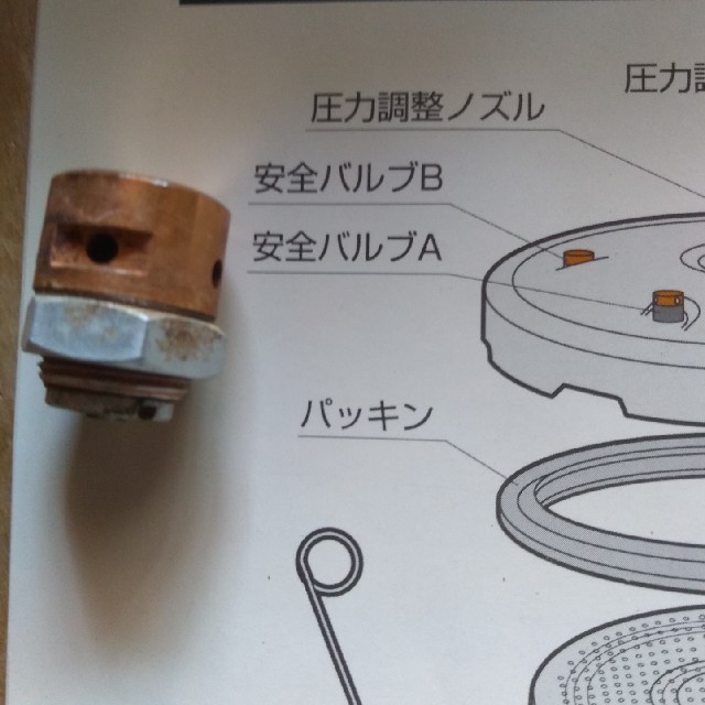 圧力鍋　部品　安全バルブB スマホ/家電/カメラの調理家電(調理機器)の商品写真