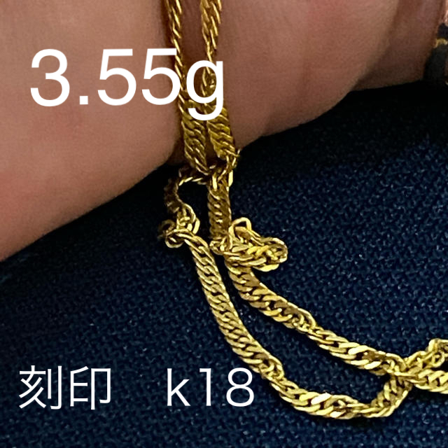 k18チェーンネックレスの通販 by チイちゃん｜ラクマ
