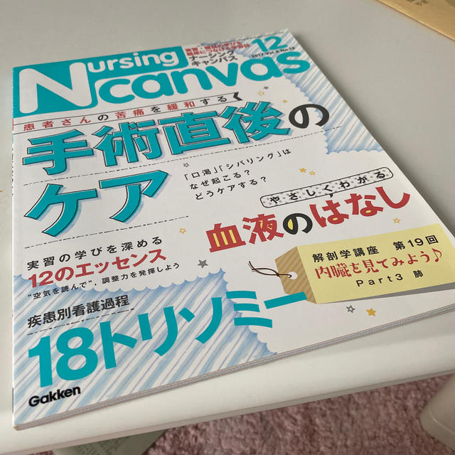 Nursing Canvas (ナーシング・キャンバス) 2017年 12月号 エンタメ/ホビーの雑誌(専門誌)の商品写真