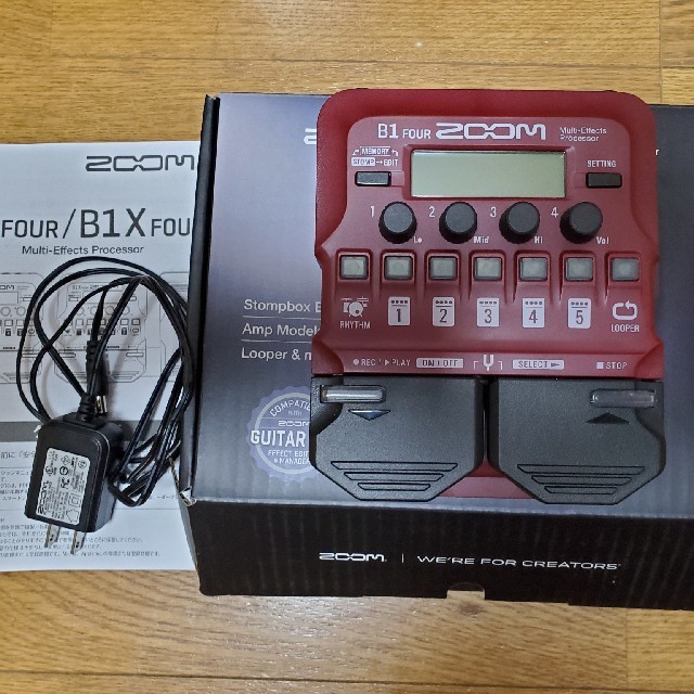 ZOOM B1 FOUR ベース用マルチエフェクター