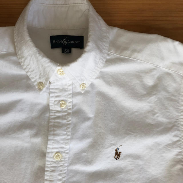 Ralph Lauren(ラルフローレン)のRalph Lauren 150 白シャツ キッズ/ベビー/マタニティのキッズ服男の子用(90cm~)(ブラウス)の商品写真