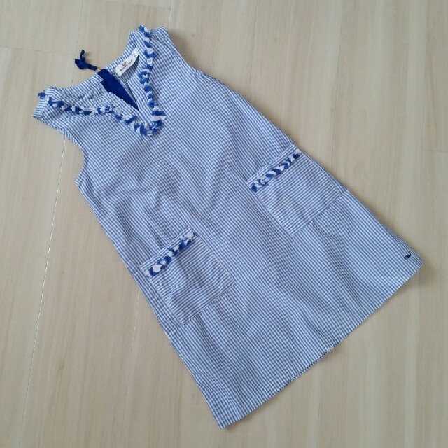 ヴィニヤードヴァインズvineyard vines 6Yストライプワンピース キッズ/ベビー/マタニティのキッズ服女の子用(90cm~)(ワンピース)の商品写真