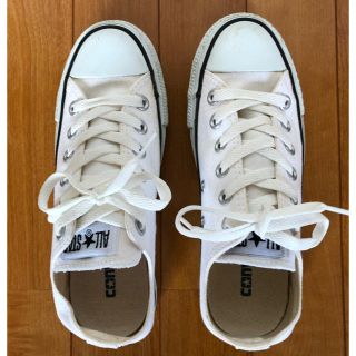 コンバース(CONVERSE)のコンバース オールスター スニーカー　ホワイト　23.5(スニーカー)