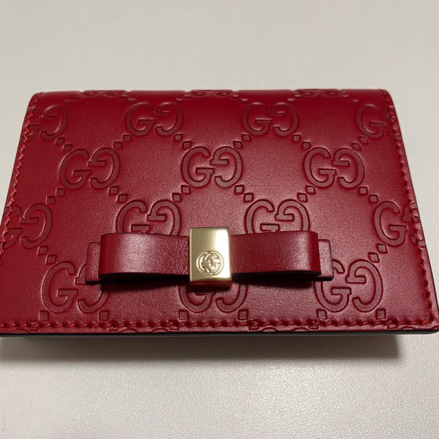 GUCCI グッチシマ リボンパスケース ファッション小物 GUCCI グッチシマ リボンパスケース ファッション小物
