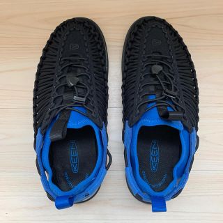 キーン(KEEN)のKEEN ユニーク　BLACK/SNORKEL BLUE(スニーカー)