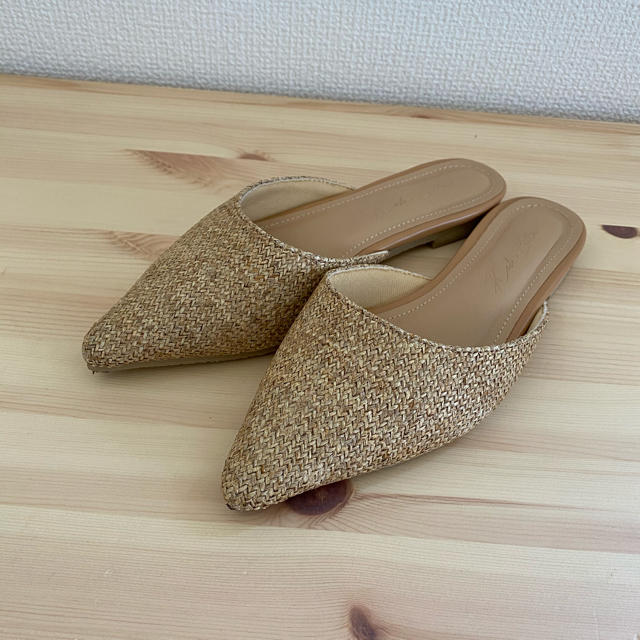 神戸レタス(コウベレタス)の神戸レタス　ポインテッドフラットメッシュミュール レディースの靴/シューズ(サンダル)の商品写真