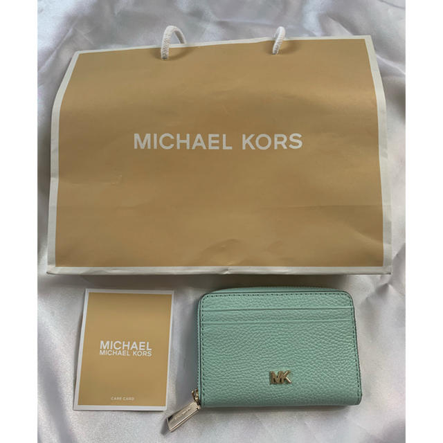 Michael Kors(マイケルコース)のマイケルコース　コインカードケースミントグリーン定価60%OFF以下！お買い得♪ レディースのファッション小物(財布)の商品写真