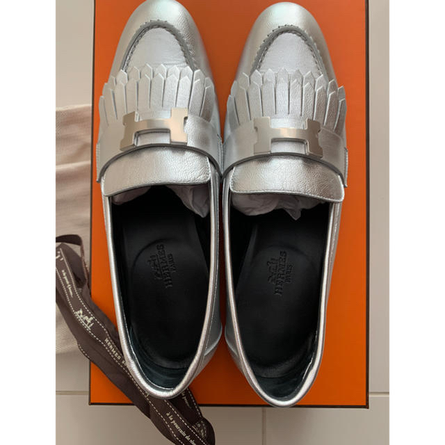全国宅配料金無料の-Hermes - エルメス •ローファー レディース