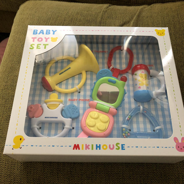mikihouse(ミキハウス)のcoma様専用　ミキハウス　ベビートイセット キッズ/ベビー/マタニティのおもちゃ(知育玩具)の商品写真