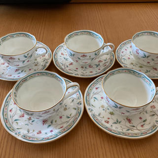 ノリタケ(Noritake)のノリタケ　カップ&ソーサー5客(食器)