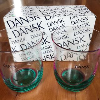 ダンスク(DANSK)のDANSK グラス2個セット(グラス/カップ)