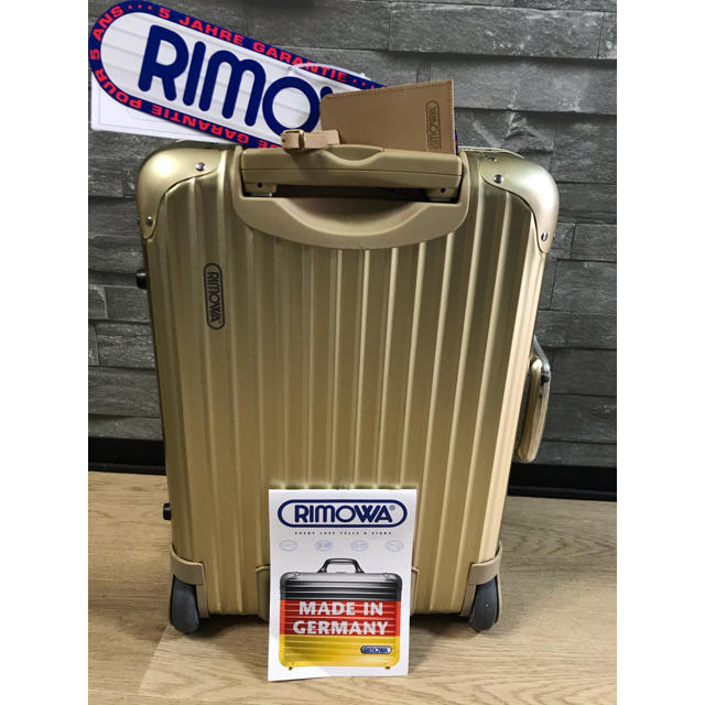 売上実績NO.1 RIMOWA - リモワ トパーズ ゴールド スーツケース