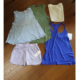 ギャップ(GAP)のGAP ノースリーブ Tシャツ ショートパンツ 5点セット(Tシャツ(半袖/袖なし))