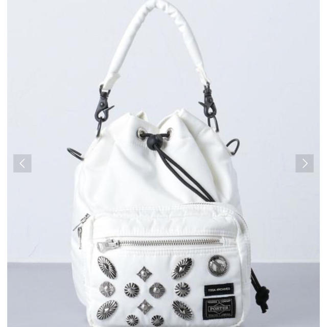 新品未使用　TOGA×PORTER STRINGBAG white