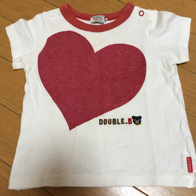 DOUBLE.B(ダブルビー)のミキハウス ダブルビー Tシャツ キッズ/ベビー/マタニティのキッズ服女の子用(90cm~)(Tシャツ/カットソー)の商品写真