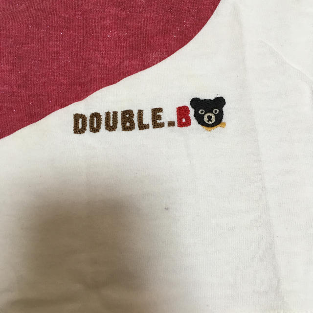 DOUBLE.B(ダブルビー)のミキハウス ダブルビー Tシャツ キッズ/ベビー/マタニティのキッズ服女の子用(90cm~)(Tシャツ/カットソー)の商品写真