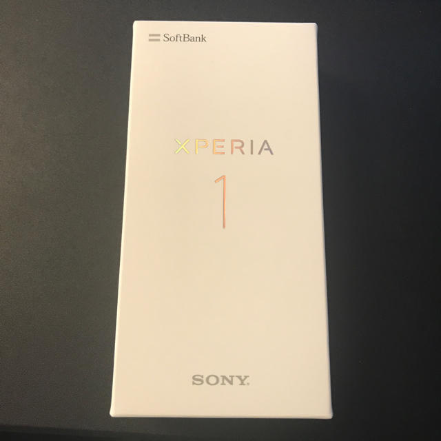 新品未使用！sony Xperia1 SIMフリー 64GB white