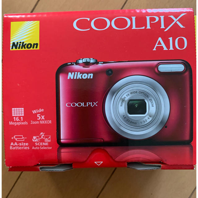 Nikon(ニコン)のNikon COOLPIX Affinity COOLPIX A10 RED スマホ/家電/カメラのカメラ(コンパクトデジタルカメラ)の商品写真