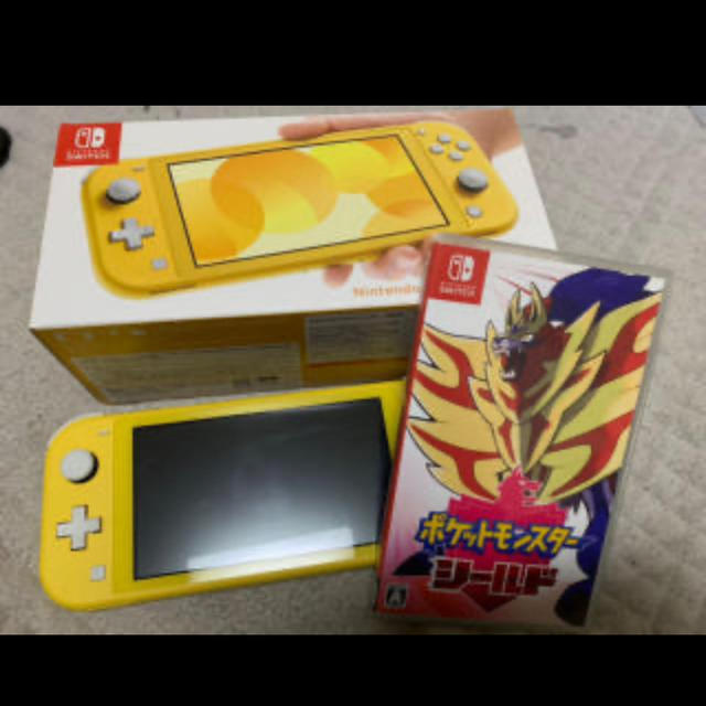 任天堂スイッチライト【イエロー】&ポケットモンスターシールド 任天堂スイッチライト【イエロー】&ポケットモンスターシールド