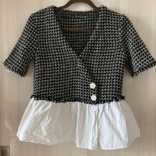 ザラ(ZARA)のZARA トップス(カットソー(半袖/袖なし))