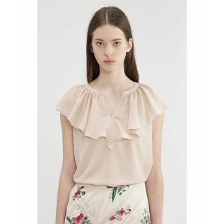 ジルスチュアート(JILLSTUART)のラフィーラッフルブラウス(シャツ/ブラウス(半袖/袖なし))