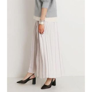 イエナ(IENA)の【新品未使用】Silk Satin Pleats-skirt(ロングスカート)