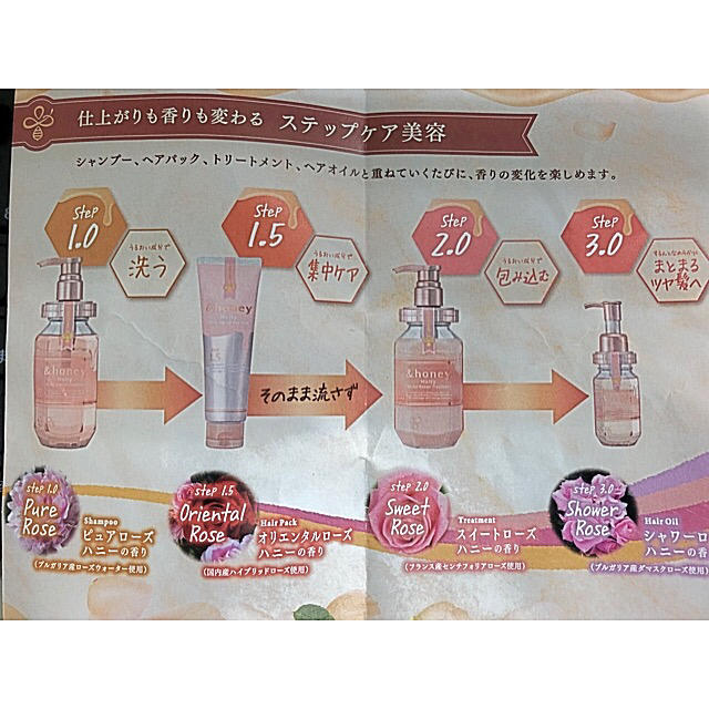 アンドハニー　メルティ  限定トリプルセット＋ヘアオイル 3