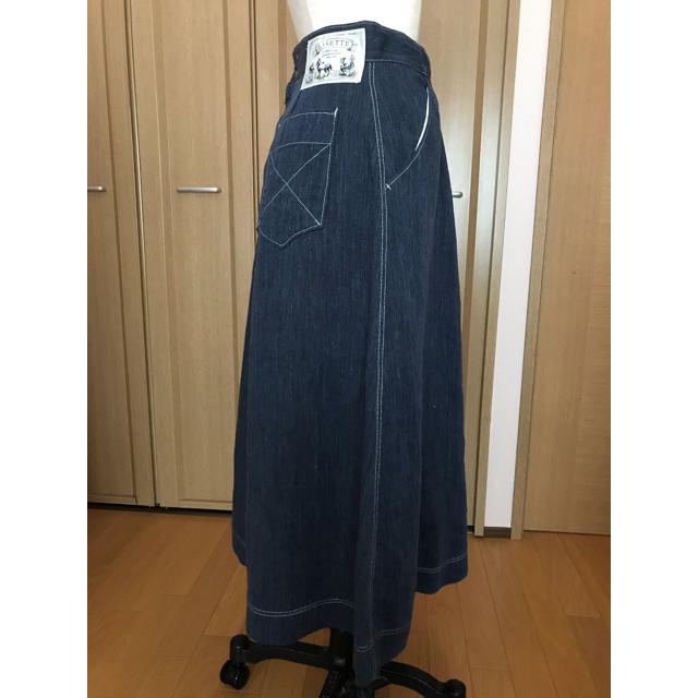 リゼッタ リネンデニムロングスカートの通販 by 🌙|ラクマ
