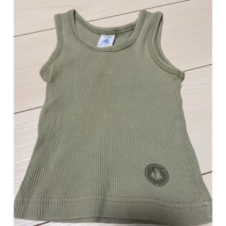 プチバトー(PETIT BATEAU)のプチバトー　リブタンクトップ　80くらい(タンクトップ/キャミソール)