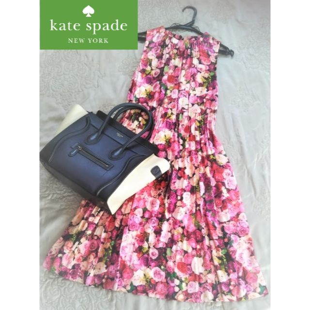 kate spade new york(ケイトスペードニューヨーク)の【美品】ケイトスペードニューヨーク　ワンピース　0 レディースのワンピース(ひざ丈ワンピース)の商品写真