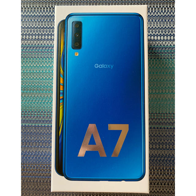 スマートフォン/携帯電話Galaxy A7 Blue SM-A750C Androidスマホ本体