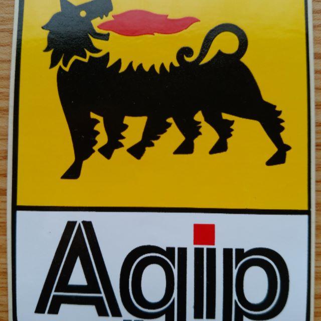 【れもん様用】Agip アジップ ステッカー 90x66mm 12枚 自動車/バイクのバイク(ステッカー)の商品写真