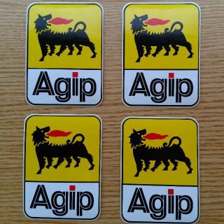 【れもん様用】Agip アジップ ステッカー 90x66mm 12枚(ステッカー)