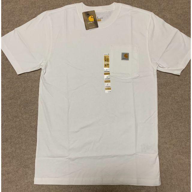 carhartt(カーハート)のカーハート K87　白　S　ポケット Tシャツ　Carhartt メンズのトップス(Tシャツ/カットソー(半袖/袖なし))の商品写真