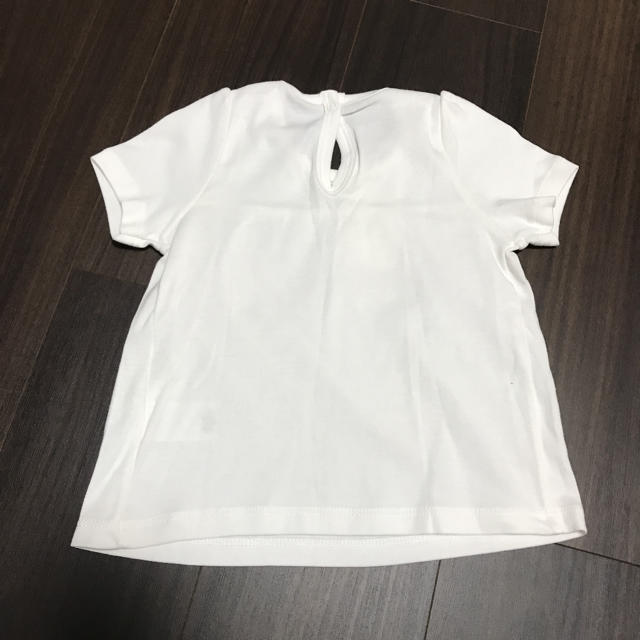 PETIT BATEAU(プチバトー)の【新品未使用】プチバトー　トップス 半袖Tシャツ ホワイト　24m 86㎝ キッズ/ベビー/マタニティのベビー服(~85cm)(Ｔシャツ)の商品写真