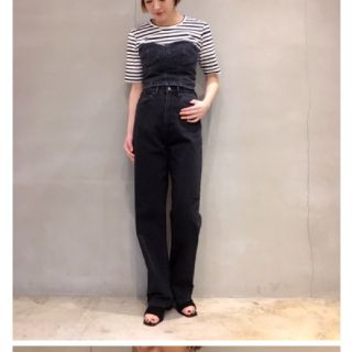 ホリデイ(holiday)のHOLIDAY☆HIGH WAIST WIDE DENIM（カットオフ）(デニム/ジーンズ)