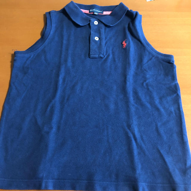 Ralph Lauren(ラルフローレン)のラルフローレン　ノースリーブポロシャツ150 キッズ/ベビー/マタニティのキッズ服女の子用(90cm~)(Tシャツ/カットソー)の商品写真