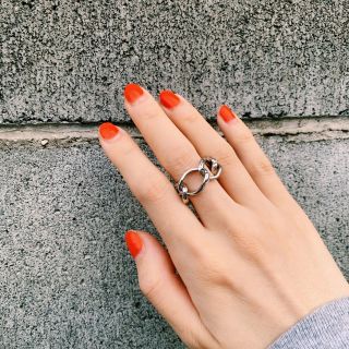 トゥデイフル(TODAYFUL)の再入荷 silver chain ring 01 (size L)(リング(指輪))