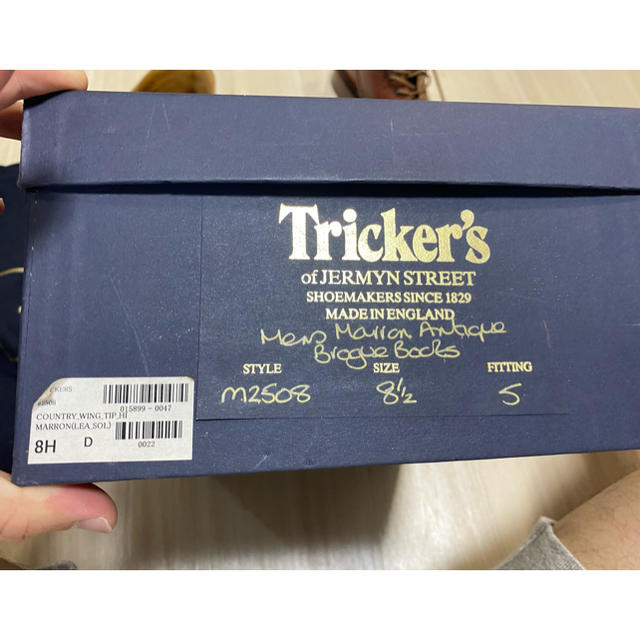 Trickers(トリッカーズ)のTricker’s country wing tip boots メンズの靴/シューズ(ブーツ)の商品写真