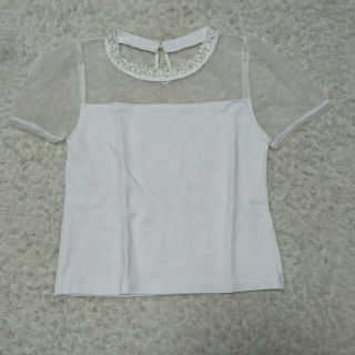 ムルーア(MURUA)のムルーア ホワイトトップス(Tシャツ(半袖/袖なし))